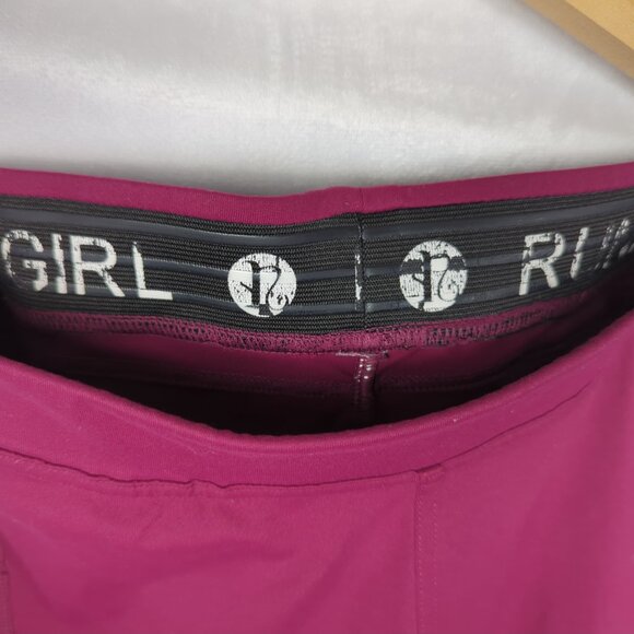 Running Girl Leggings Size M - Magenta - Picture 3 of 7